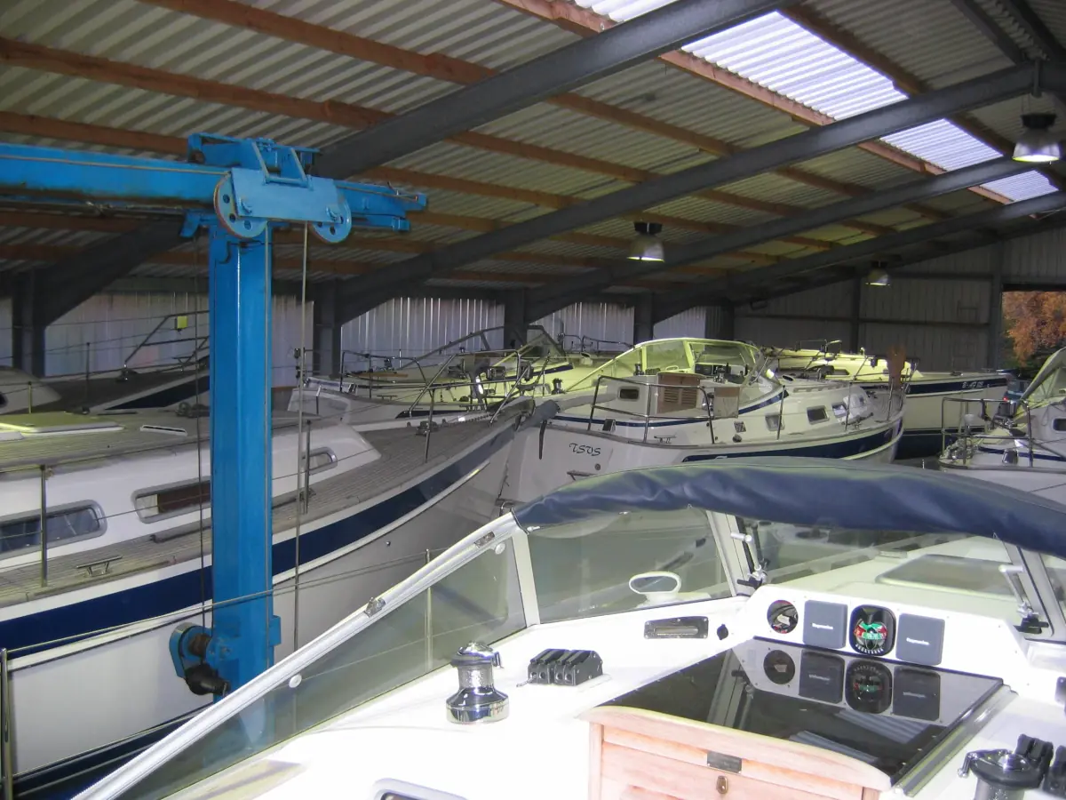 Unsere Winterlagerhalle am Standort Kühren